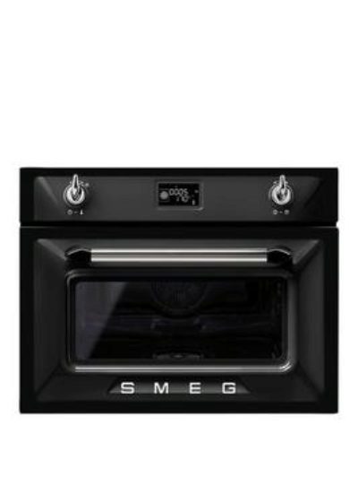 Smeg Sf4920Vcn 45Cm Built-In Compact Steam Combination Oven